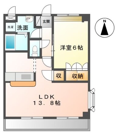 ラティールⅠの物件間取画像